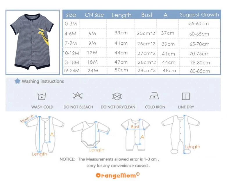 Хлопок; Одежда для маленьких мальчиков; летние комбинезоны с короткими рукавами; Одежда для новорожденных; пижамы с рисунками животных для маленьких девочек