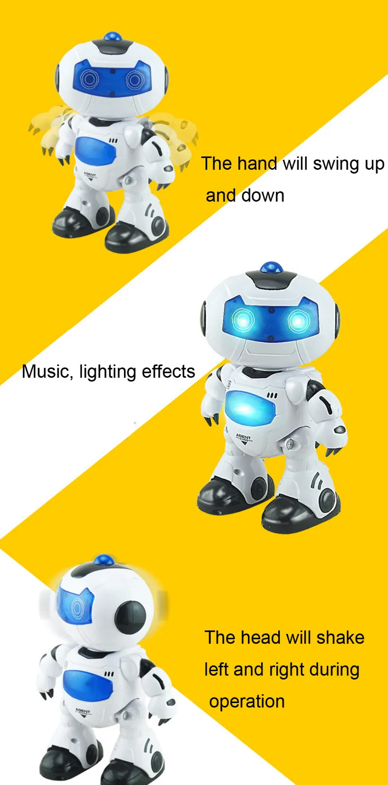 Игрушка собака RC музыка и свет дистанционного Управление робот игрушка интеллектуальные прогулки пространство робот большое