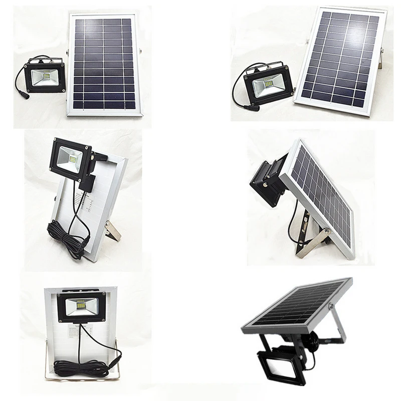Solar Panel Solar Board Power Generater Powered LED Street Light Kit 12 LED White Light For Street Yard Path Garden Street Light (2)