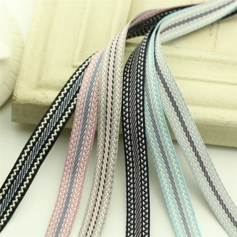 5meter/lot  new ribbon lace 10mm handmade diy hair accessories Korean ethnic wind jacquard accessories for sewing ribbon T-008