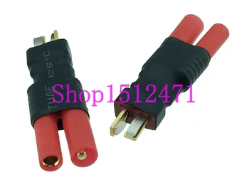 

1pce Male T-Plug Deans to 4mm 4.0MM Bullet banana No Wire Connector Adapter fr RC HXT Power