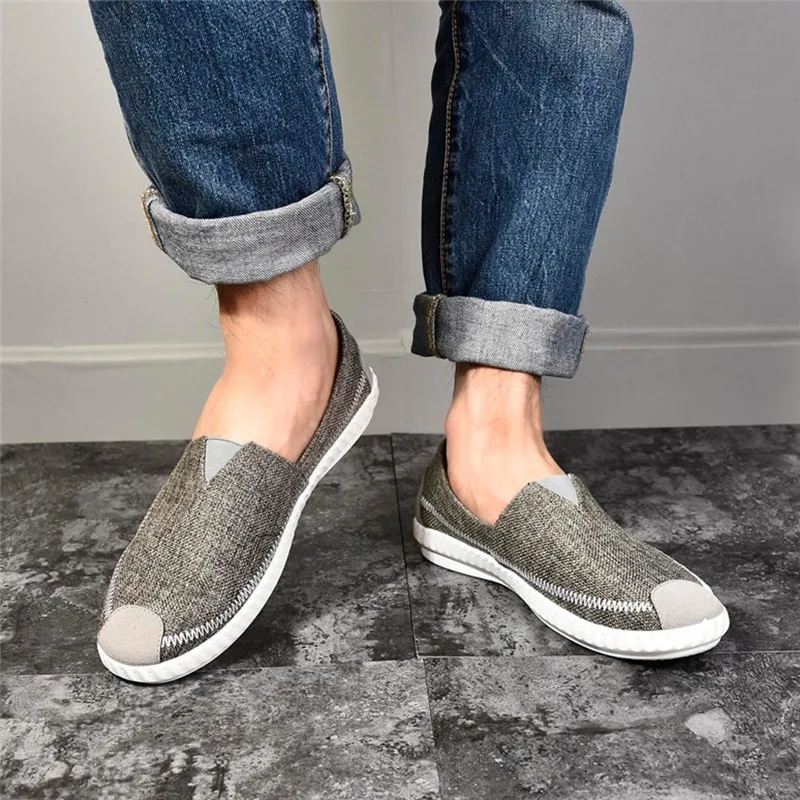 

Men's Linen Straw Walking Shoes Breathable Shoes Flats Comfy Driving Shoes Soft Men Flats Comfy Driving Shoes Adult Sneakers 20