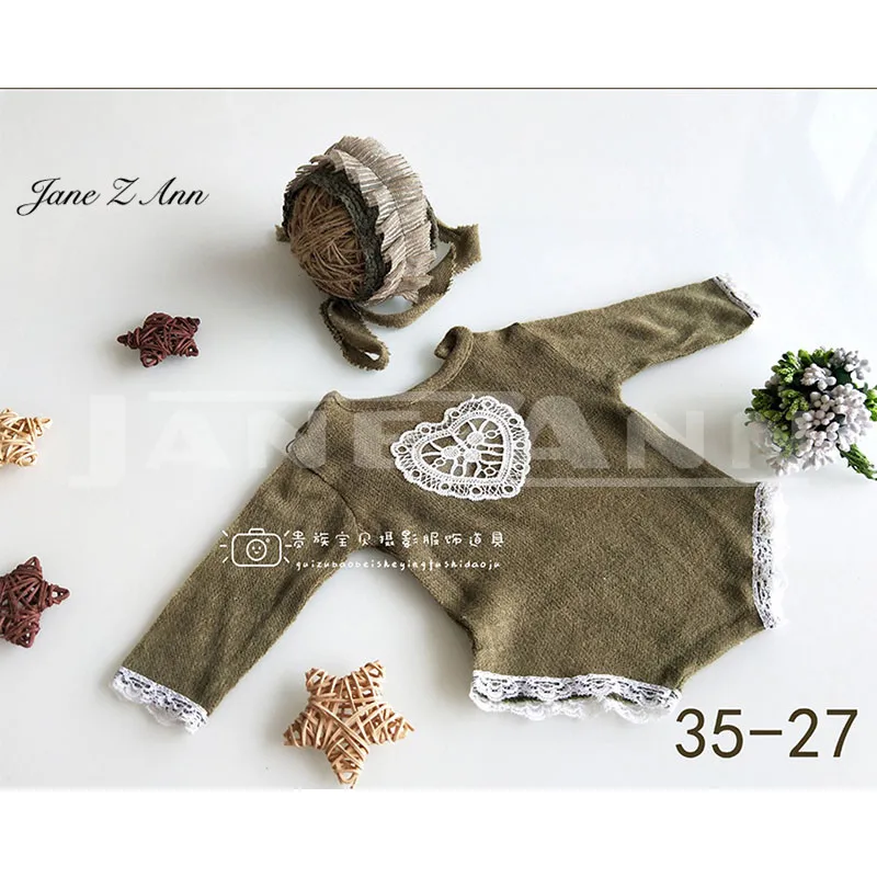 Jane Z Ann/реквизит для фотосъемки новорожденных; вязаная повязка на голову; шапка+ наряд; комплект из 2 предметов; аксессуары для фотосъемки; реквизит для студийной фотосъемки