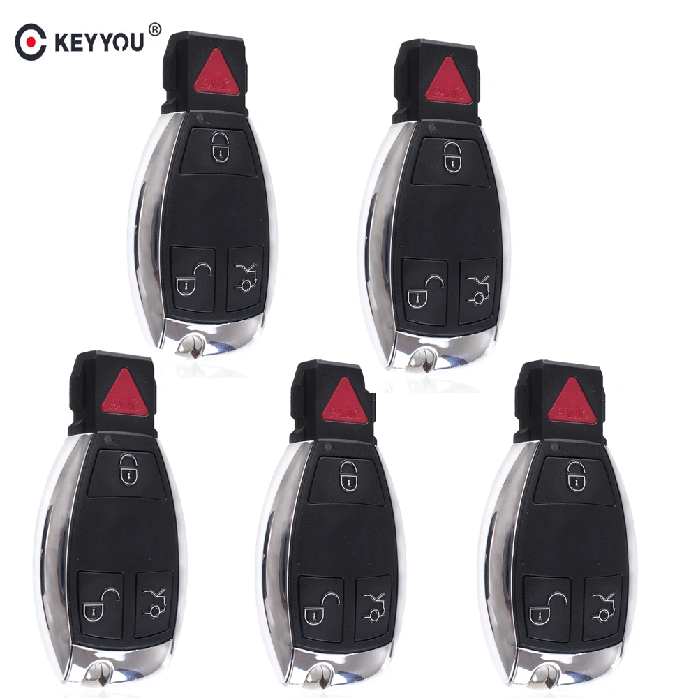 KEYYOU 5x3 + 1 4 кнопки 315 МГц для Mercedes Benz 2000 Year BGA Автомобильный ключ Benz|Ключ от авто| |