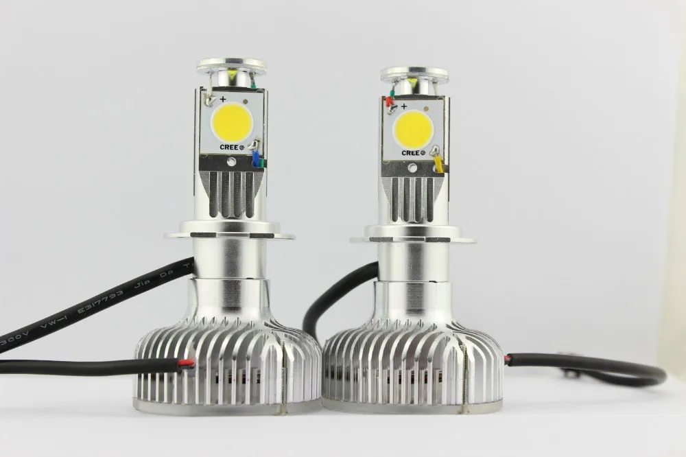 Hotest 1 대 60 와트 4000LM 6000 천개 H7 led 헤드 라이트 키트 h7 전구 크리 1512 모든 자동차