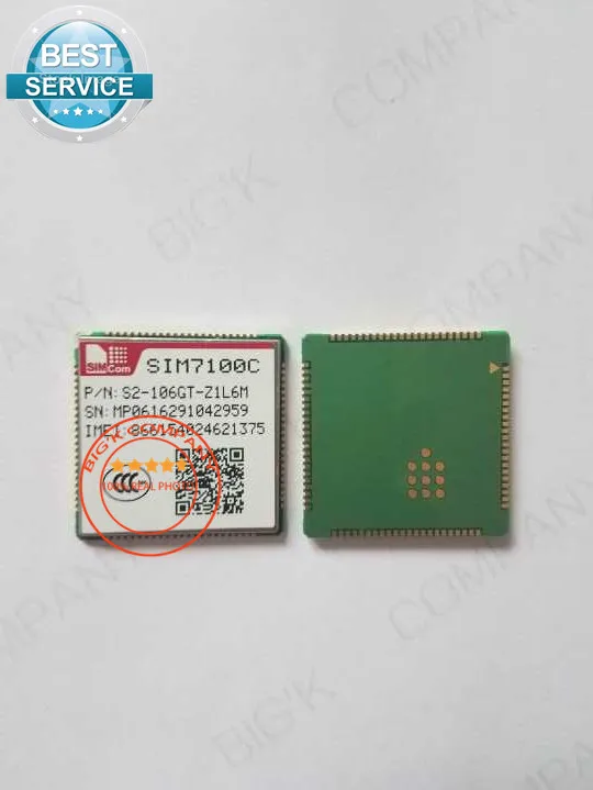 JINYUSHI FOR 10PCS/LOT SIM7100C 4G 100% New&Original Genuine Distributor TDD-LTE/FDD-LTE/WCDMA Embedded quad-band module jinyushi for 5pcs lot sim7100a 4g 100% new