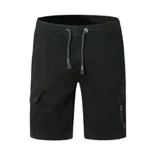 Камуфляжные шорты Карго мужские Новые мужские повседневные шорты мужские свободные мульти-карманные шорты мужские военные короткие masculino Большие размеры