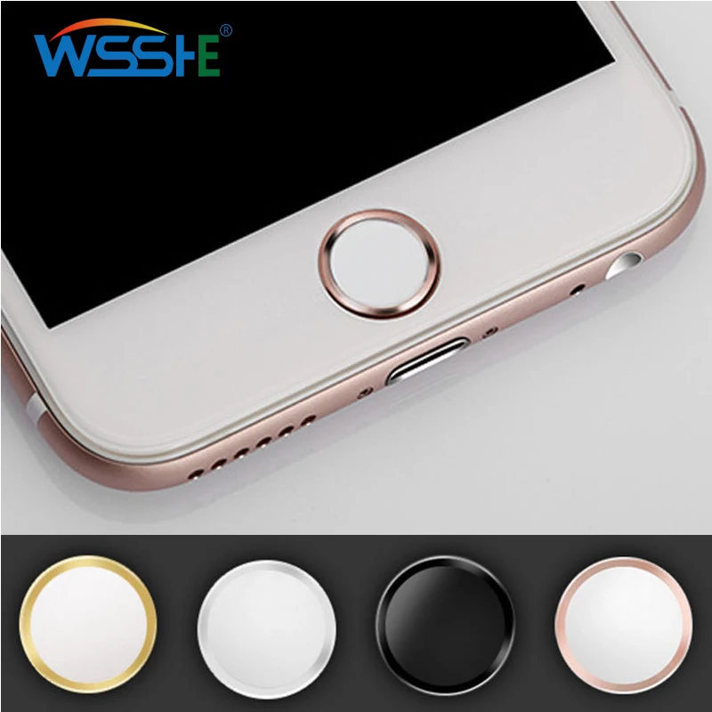 For iphone 7 plus home button sticker Support Touch ID Touch Button Sticker For iPhone 7 6S touch id button For iPad Air Mini 2