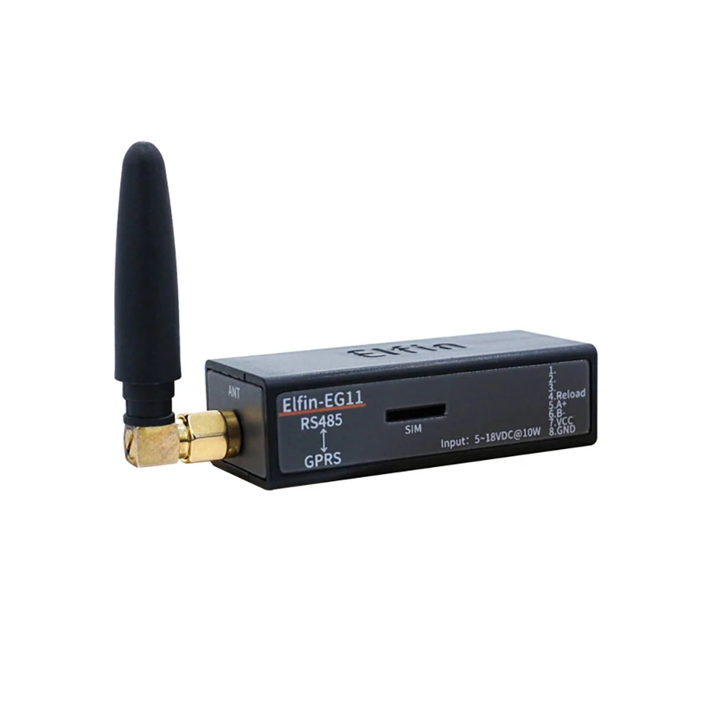 Kopen RJ45 RS485 naar GPRS GSM Module Seriële Poort Web Server Netwerk Apparaat Ondersteuning Modbus TCP IP Protocol HTTP ModeElfin EG11 Q222