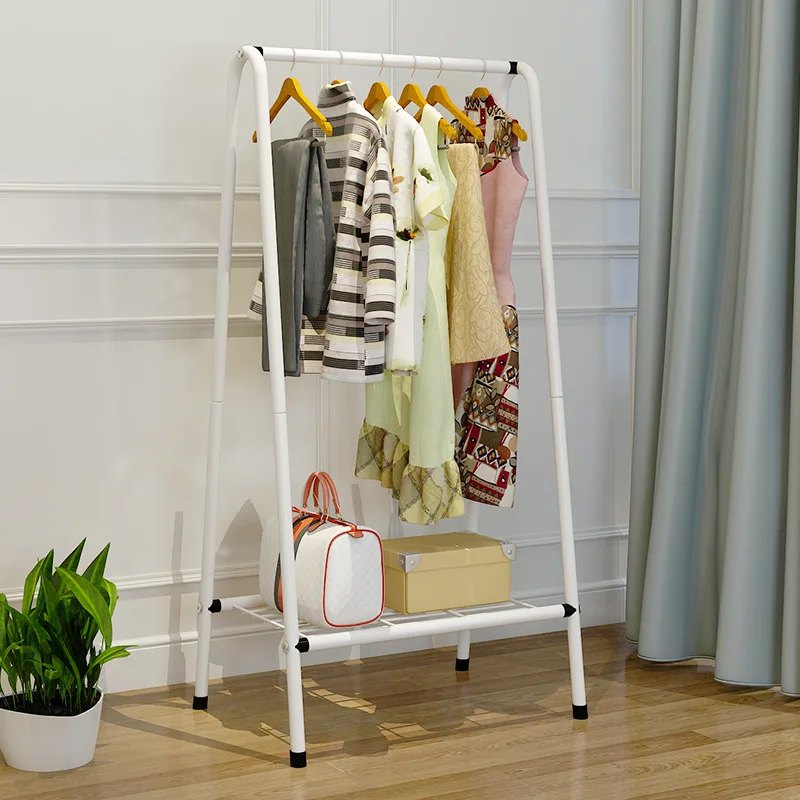 LK591 Creative Portable Coat Racks Model Heavy bearing Clothes Shoes Storage Rack Large Space