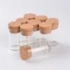5ml 10ml 15ml Mini Glass Bottle with Corks Empty Jars Vial for Tea Saffron Sweet Food Gift Bottles Gift Wedding Jars 24pcs 1