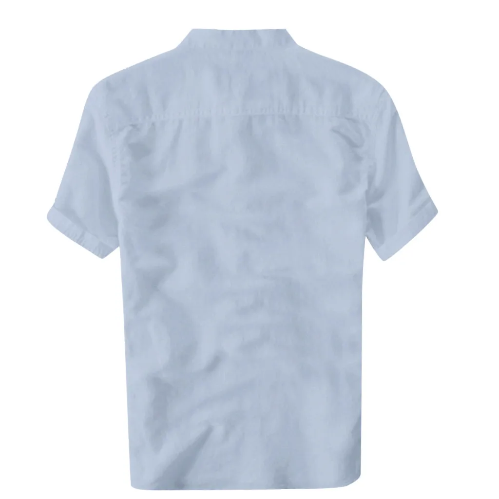 Fashsiualy гавайская рубашка Летняя мужская крутая и тонкая дышащая рубашка с воротником, окрашенная, градиентная, хлопковая рубашка camisa masculina#5