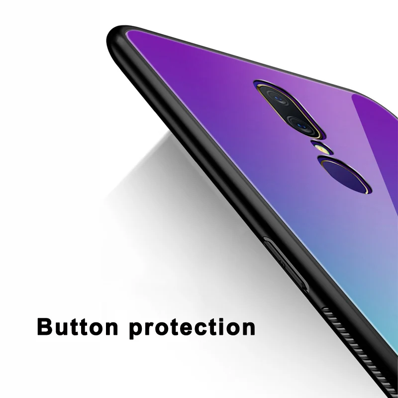 Чехол для OPPO F11, сплошной цвет, закаленное стекло, жесткий чехол для телефона OPPO F11 6,5", Чехол OPPOF11, градиентное стекло, чехол для задней панели