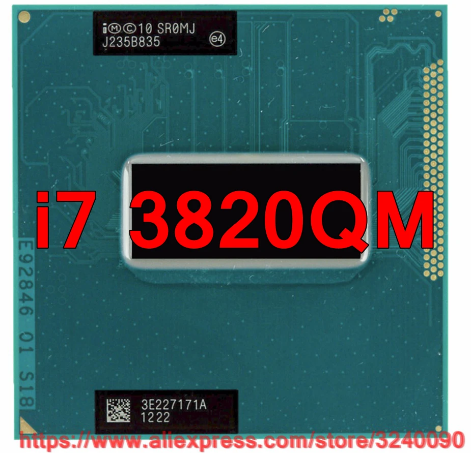 Intel Core I7-3820QM 2.7 GHz Quad-Core SR0MJ CPU Processor