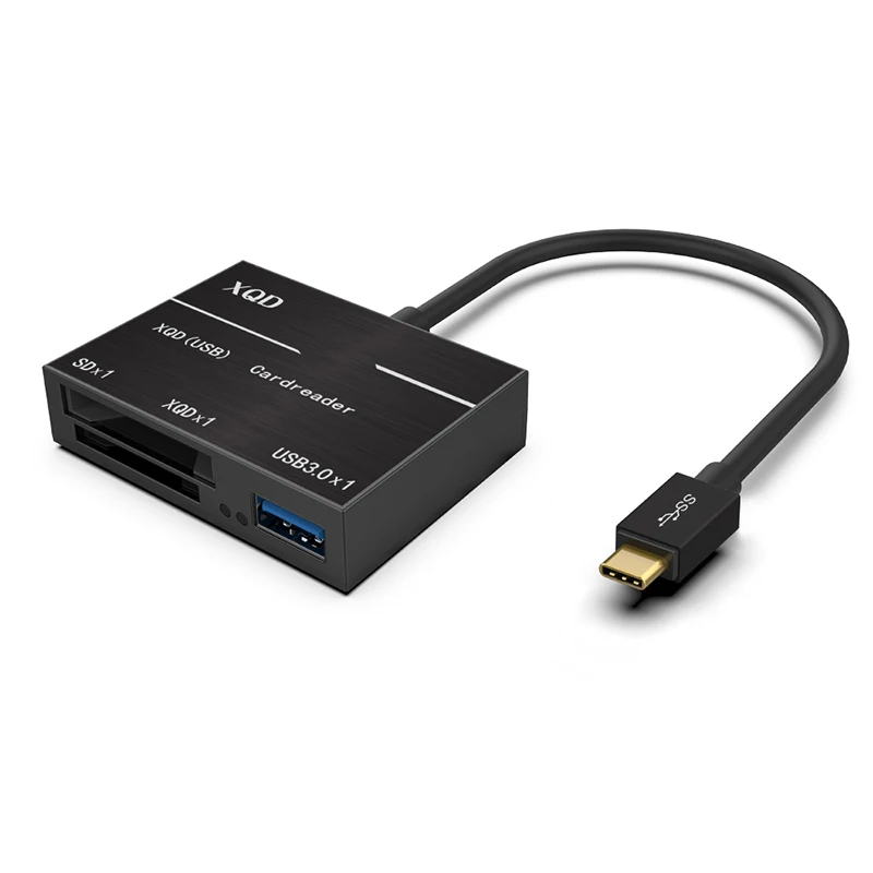 USB-C XQD SD кард-ридер до 500 МБ/с. высокое Скорость Тип-C USB3.0 концентратор Камера