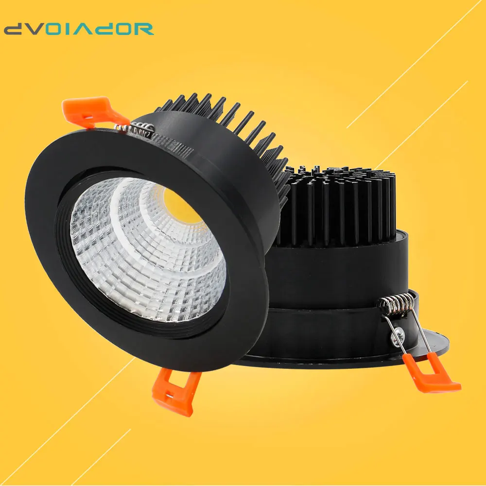 

LED Recessed Non-dimmable Downlight 5W 9W 12W AC110V/220V LED Driver 3000/4000/6000K Home ceiling Decoration LED Spot Lamp