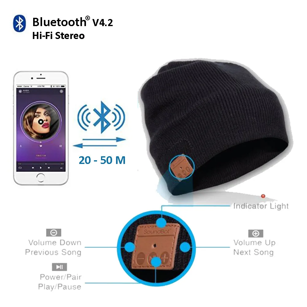 Bluetooth облегающие стереонаушники беспроводные наушники для режима свободные руки