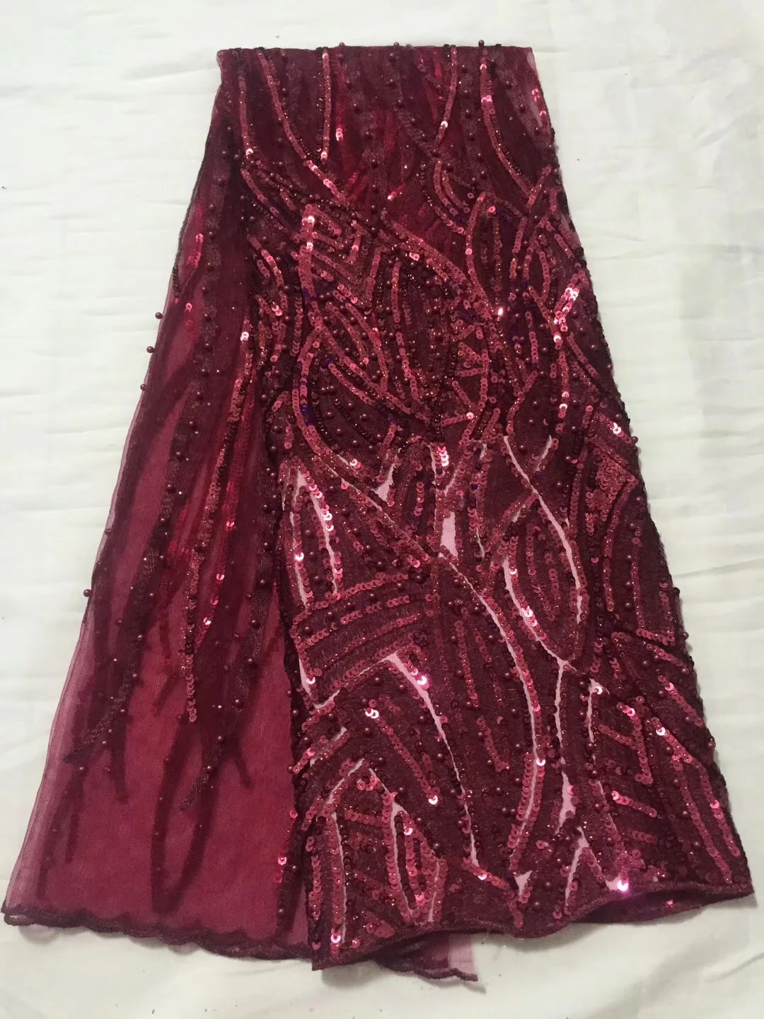 African Lace Fabric 2018 High Quality Swiss Cotton Asoebi african latest Royal Blue Fabrics For Wedding | Дом и сад