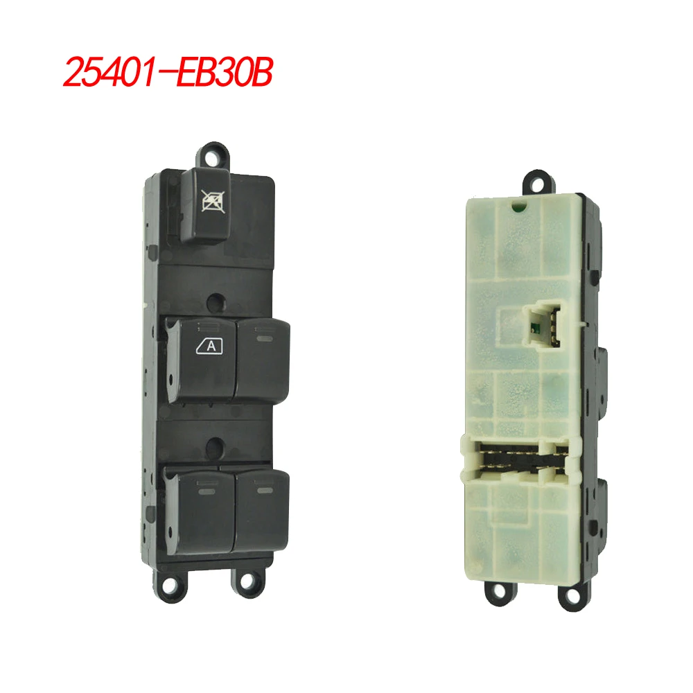 Elevalunas Eléctrico 25401-EB30B 25401EB30B Para Nissan Para Navara D40 Para Qashqai Para Pathfinder 2004-2016 Para Interruptor De Ventana Eléctrica Principal 25401-JD00A 25401JD00A(Right