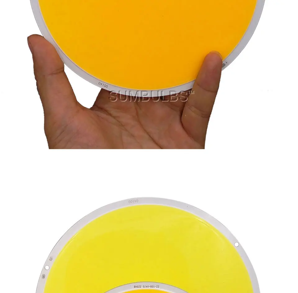 108MM 160MM 50W 200W Round COB LED Light 12V Ultral Bright Sun Lamp Bulb Warm Cold White for DIY DC 12-14V LED (10)