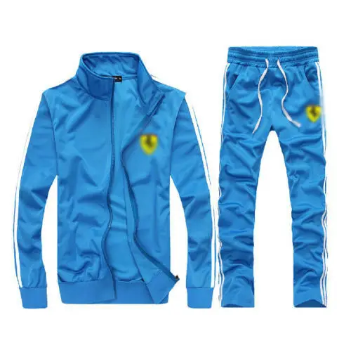 Man Walking Full TrackSuit Jogging Top Bottom Sport Suit Sets Pants Outerwear Trousers