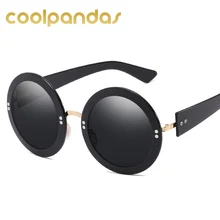 2018 Nuevo Diseñador de la Marca Mujeres Redondas gafas de Sol de Espejo de La Vendimia gafas de Sol Para Hombre Moda Gafas Negras Hombres de Lujo gafas de sol UV400