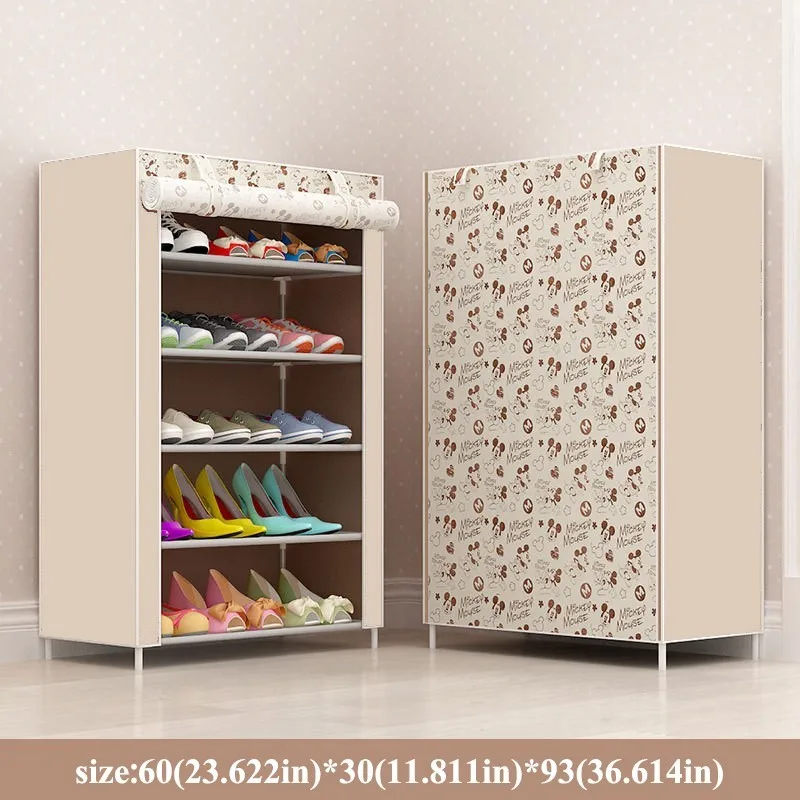 Многослойный водонепроницаемый металлический обувной шкаф, органайзер, скамейка для хранения, минималистичный Обувной Ящик, мебель для гостиной, подставка для обуви - Цвет: 60X30X93SC019C