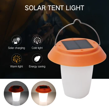 

Solar Power 4 LED Tent Light USB Rechargeable Flashlight Mini Lamp with Handle Tour Tent Lantern For Outdoor Camping Light