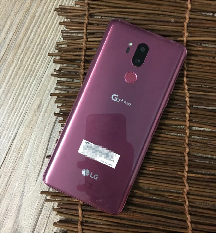 LG G7 Plus G7+ ThinQ G710EAW, 128 Гб ПЗУ, 6 ГБ ОЗУ, разблокированный LTE Android, две sim-карты, четыре ядра, 6,1 дюйма, 3 камеры Snapdragon 845, NFC