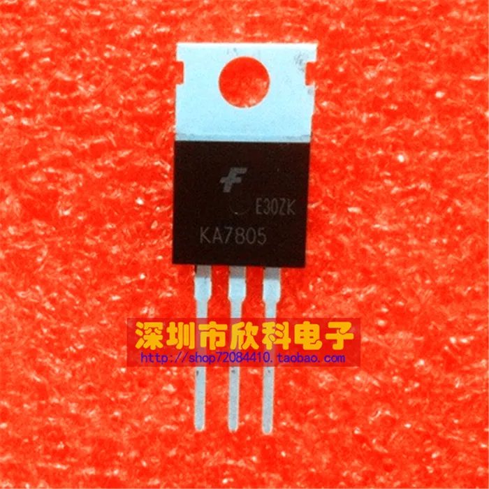 Free shipping KA7805 7805 TO 220 three terminal voltage regulator 5V new originalregulator 5v