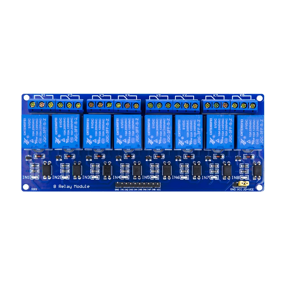 1 / 2/4/6/8 канальный релейный модуль с световой муфтой 5 В для Arduino|Интегральные