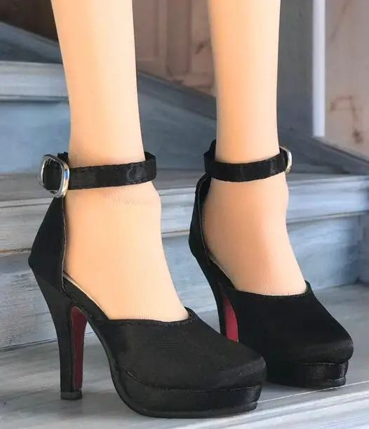 Новинка туфли на высоком каблуке черные/белые/синие 1/3 BJD SD DD кукольная обувь|doll