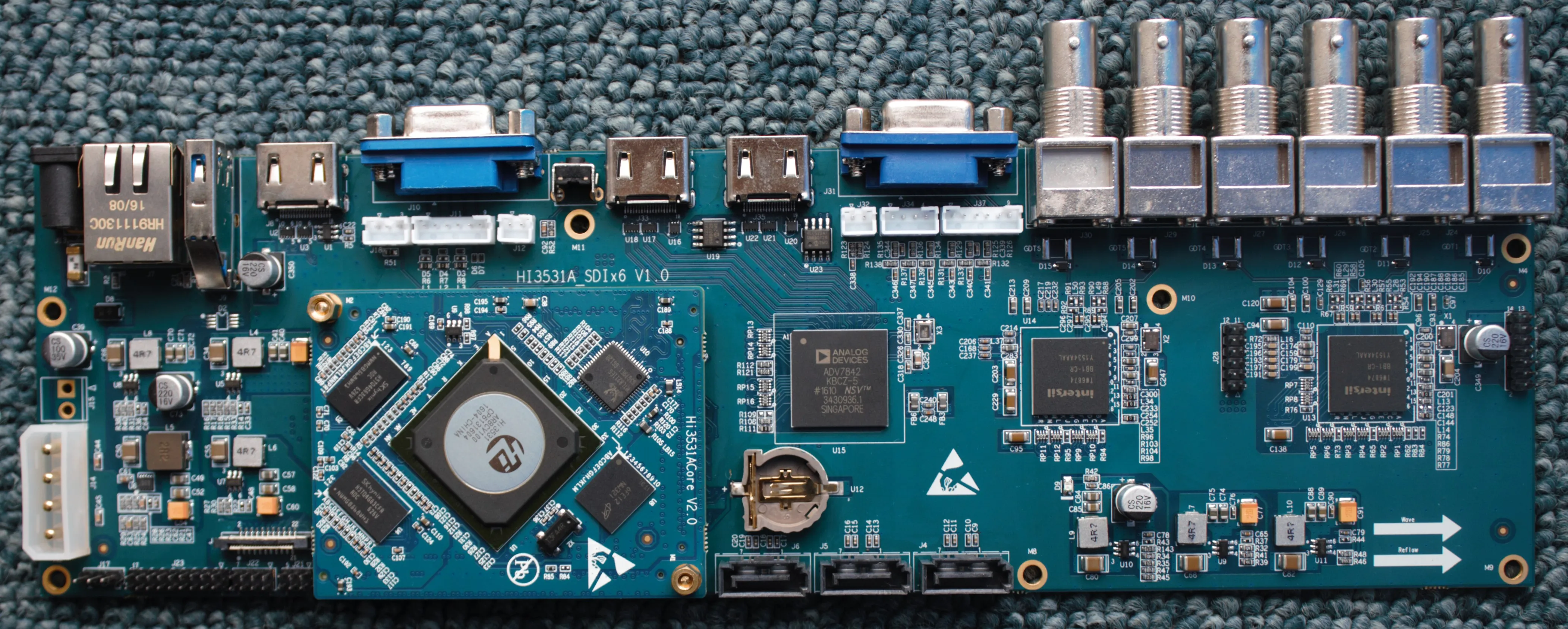 For Hi3531A Hass development board core gigabit network port 1080P H.264 HDMI VGA SPI | Компьютеры и офис