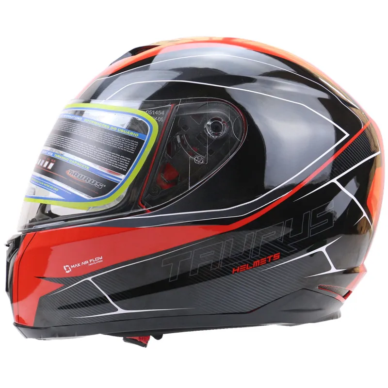 Professional Racing Style Full Face Motorcycle Helmet NBR motorbike