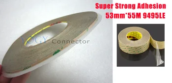 

1x 53mm*55M 3M 9495LE 300LSE PET Super Adhesion 2 Faces Sticky Tape for iphone 4S 5 Frame Digitzer Repair