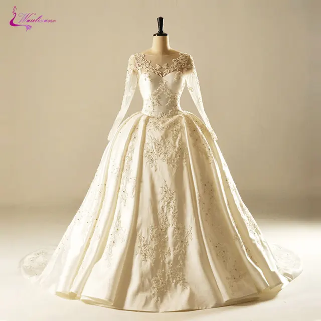 Satin Princess Wedding Dress