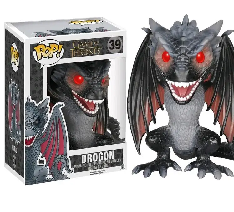 FUNKO POP оригинальная Игра престолов Коллекция Модель игрушки дрогон VISERION RHAEGAL JON снежные фигурки кукол игрушка