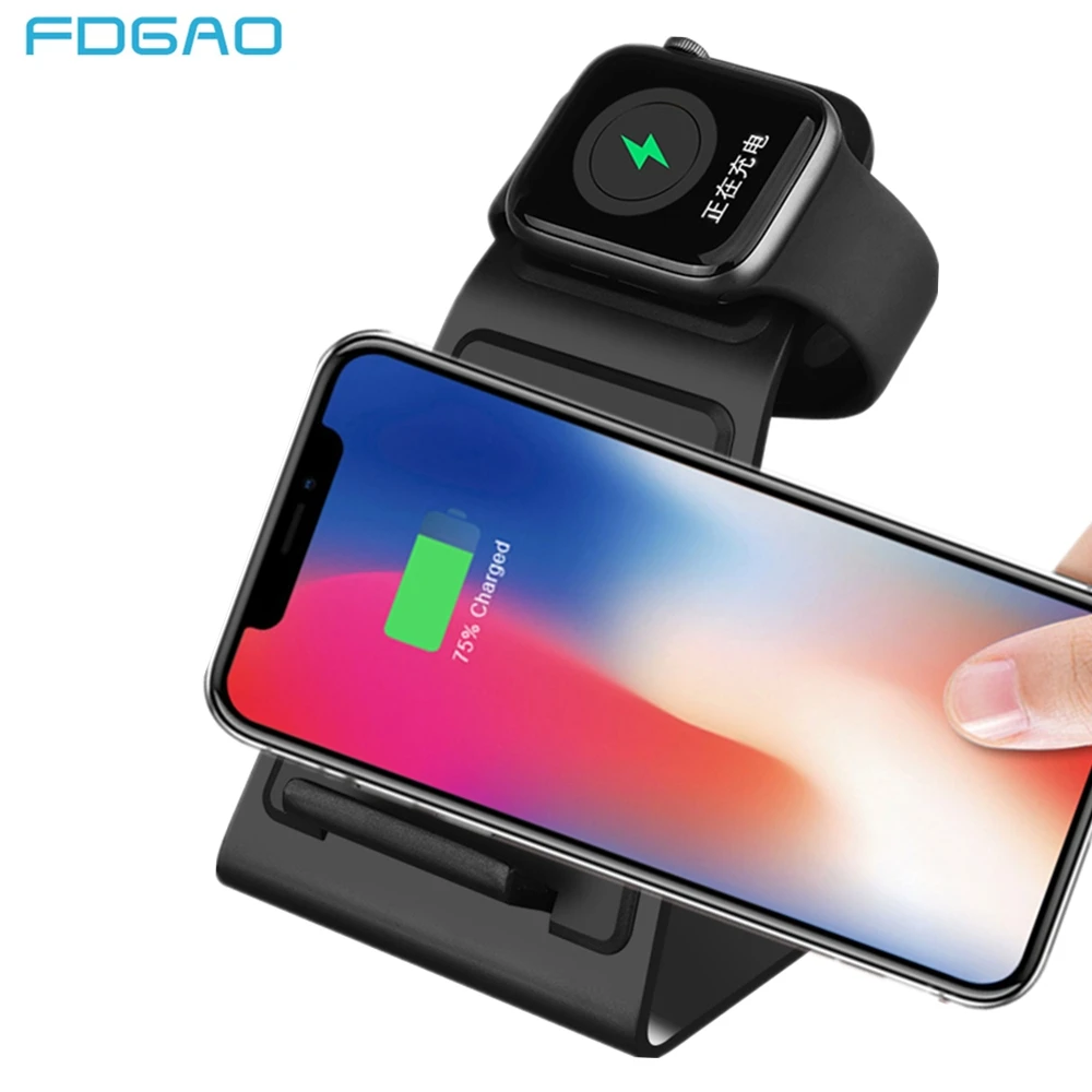 Fdgao Qi Wireless Charger 10W Quick Charge For iPhone XS