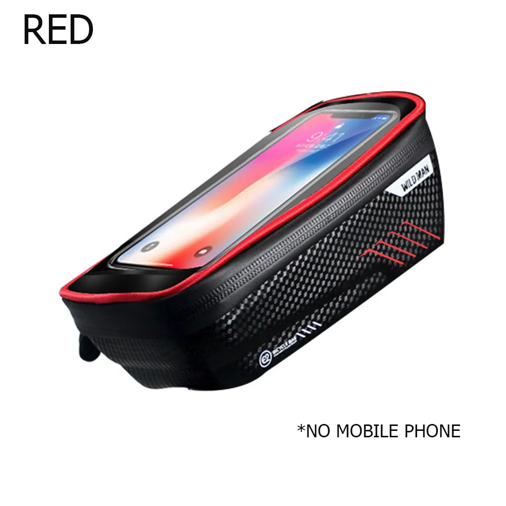 

Mountain Bike Bag Rainproof Waterproof Mtb Front Bag 6.2inch Mobile Phone Case Bicycle Top Tube Bag Cycling Accessories