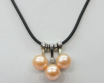 

Natural Freshwater Pearl Necklace Chain Necklace Nice Gift for Hot Christmas Promotion 30pcs/lot