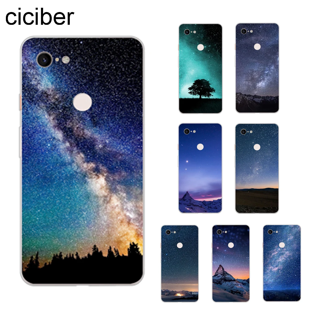 

ciciber Starry sky Phone Cases For Google Pixel 3 2 XL Soft Silicone TPU Back Cover for Pixel 3XL 2XL Fundas Coque Shell Capa