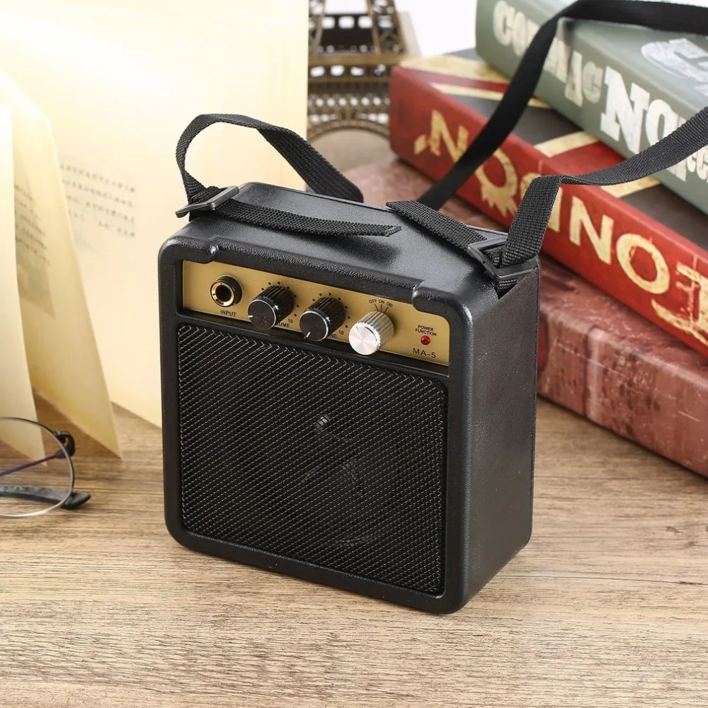 E-WAVE Mini Guitar Amplifier Guitar Amp With Back Clip Speaker Guitar Accessories For Acoustic Electric Guitar E-WAVE (5)
