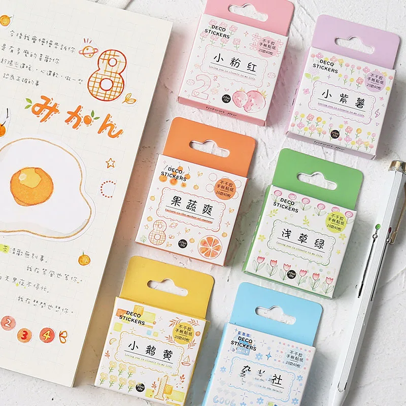 

Mohamm Good Life Series Kawaii Cute Sticker Custom Stickers Diary Stationary Flakes Scrapbook DIY Decorative Stickers