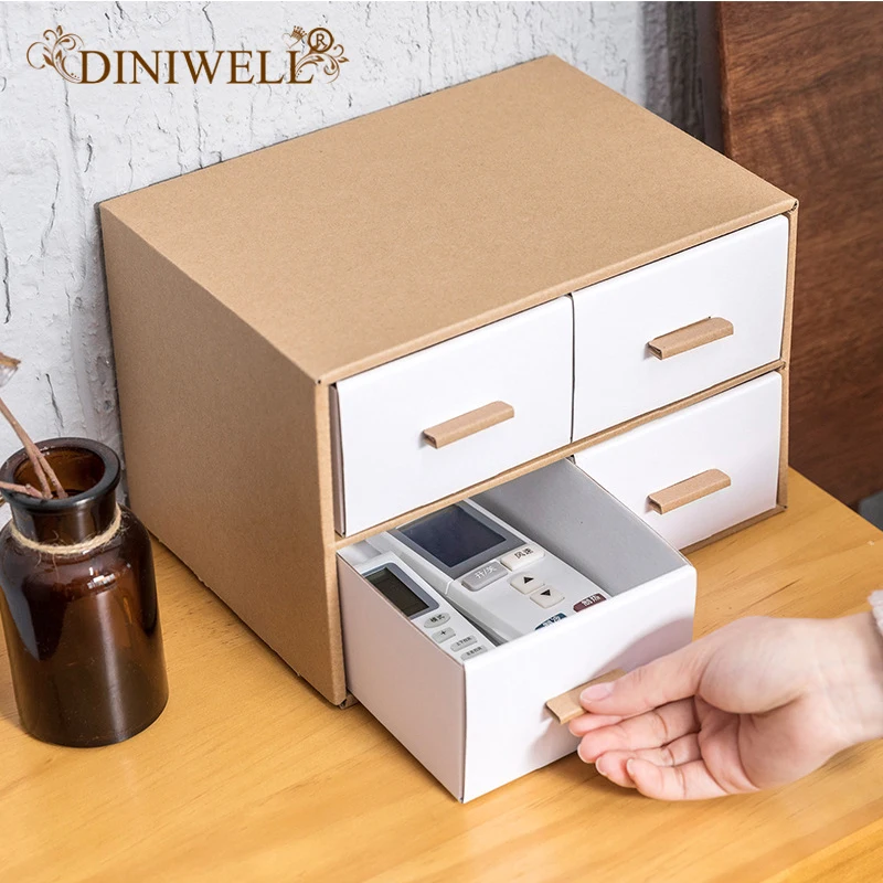 Diniwell Desktop Storage Drawer Cute Sundries Remote Control