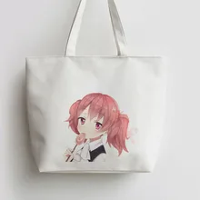 Inu x Boku SS логотип Аниме Сумка Для Покупок Сумка Холщовая Сумка мультфильм милый подарок школьная сумка сумки AN059