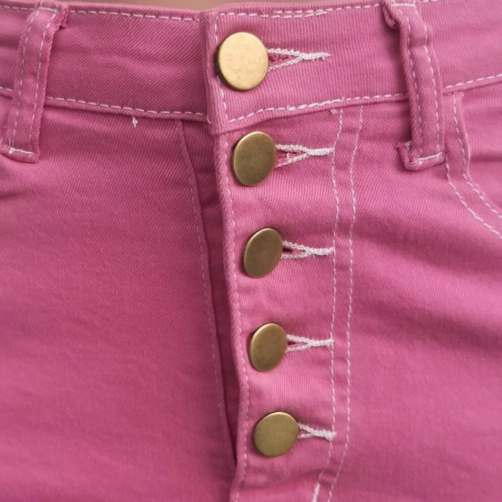 4 Colors Women's Fashion High Waist Soild Color Sexy Slim Shaved Hole Washed Denim Pencil Pants Trousers Mom Jeans S-4XL