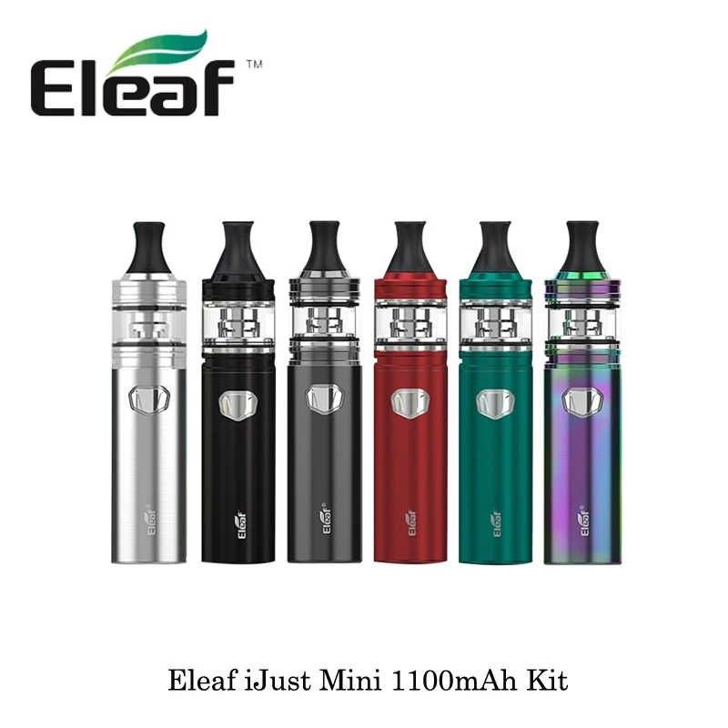 Eleaf iJust Mini 1100 мА · ч стартовый комплект Электронная сигарета MTL/DL встроенный аккумулятор 25 Вт 2 мл GT M 0.6ohm/GT 1.2ohm Vape испаритель