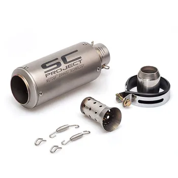 

SC motorcycle exhaust pipe for kawasaki ZX6RZ900 Yamaha R1 K8 R30