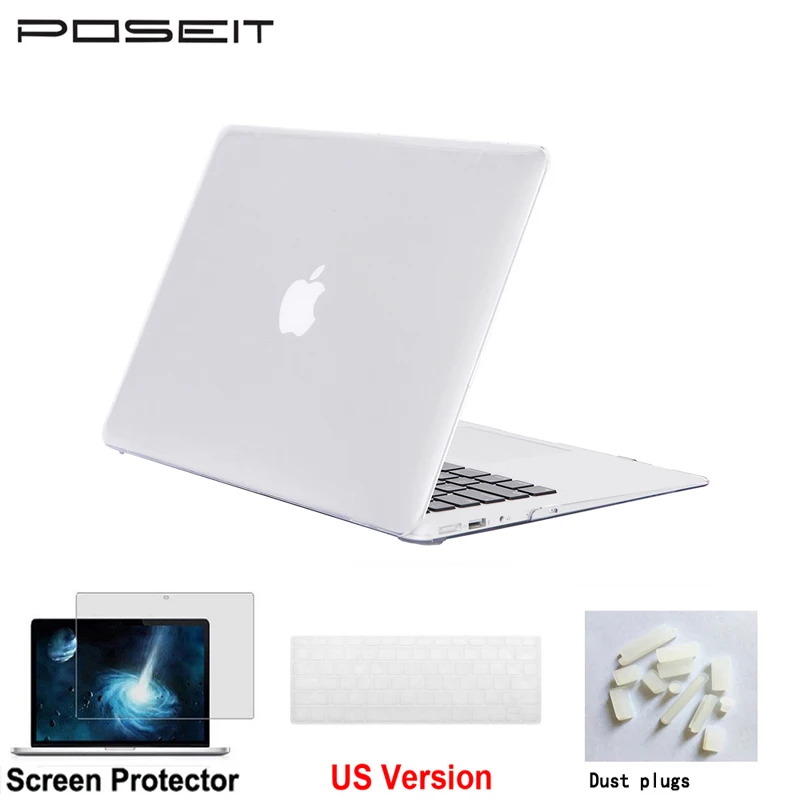 Прозрачный чехол для ноутбука Apple Macbook pro 13 3 дюйма с CD-диском A1278 /MD101/102 + клавиатуры