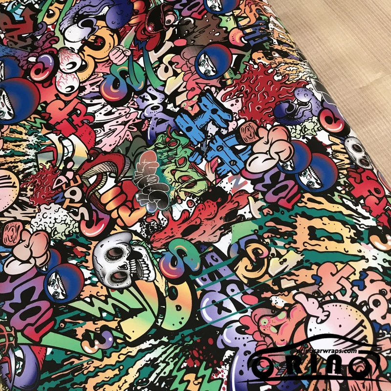 JMD Sticker Bomb Vinyl Film Wrap-5